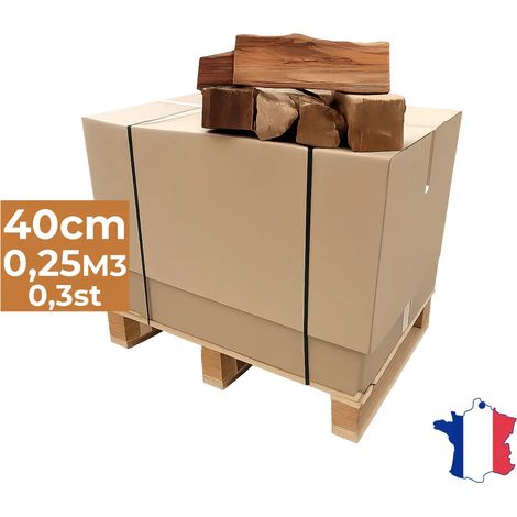 Palette de bûches 40 cm extra sèches